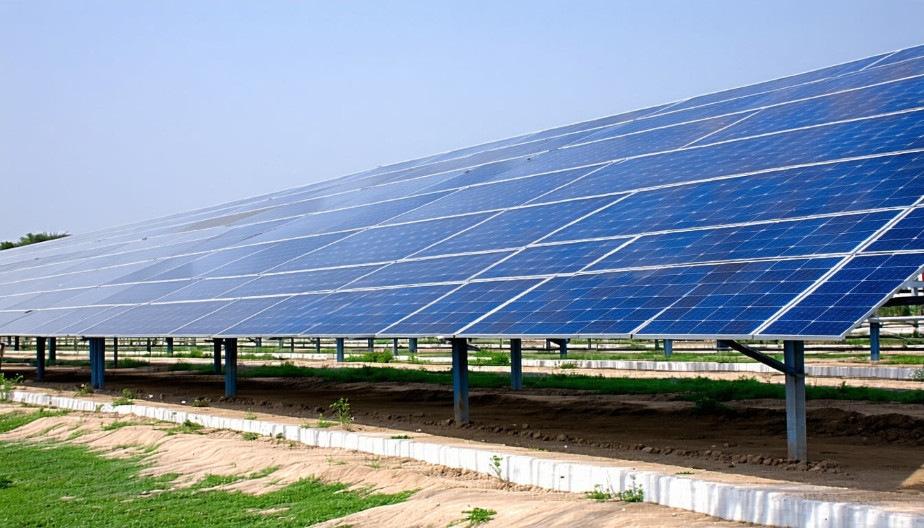 Solar power plant developed by Hindustan Power